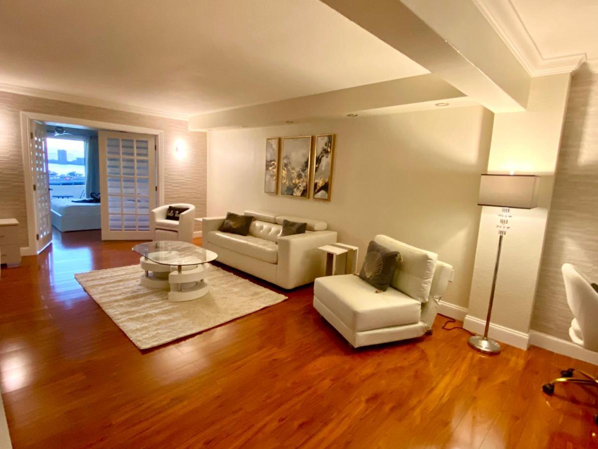 Deluxe Waterfront One Bedroom Apartment With Miami Skyline View, Free Parking 5 Mins Drive To Маямі-Біч Екстер'єр фото