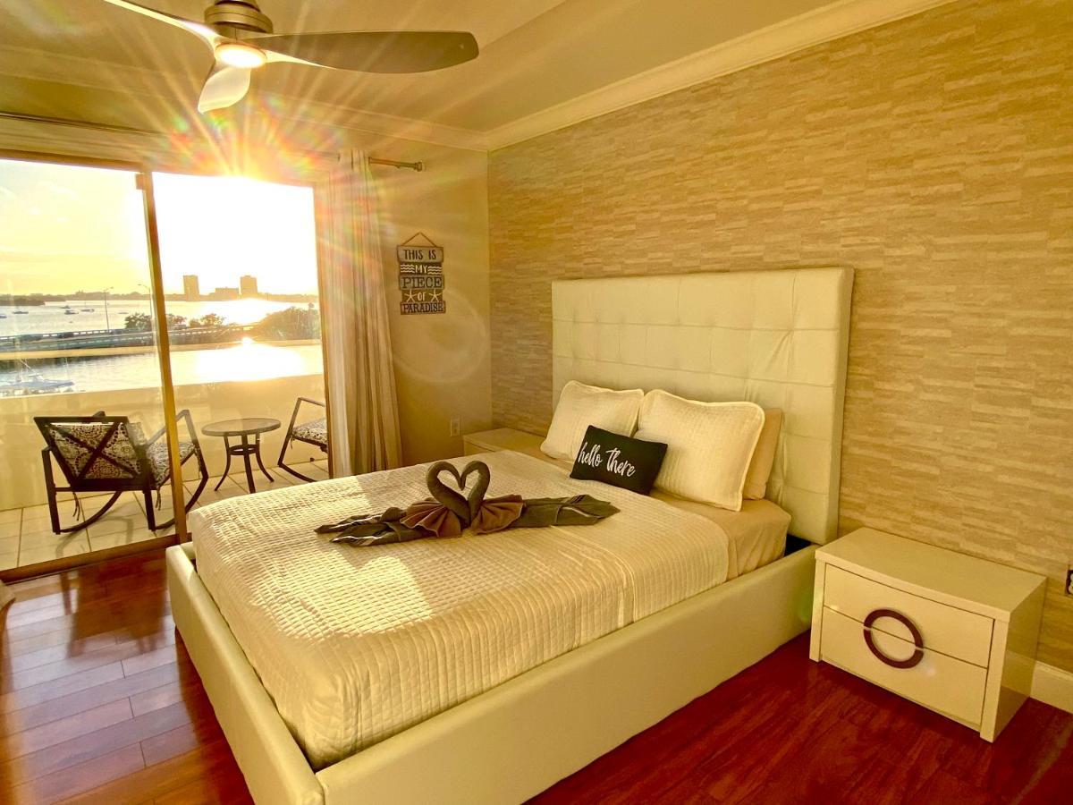 Deluxe Waterfront One Bedroom Apartment With Miami Skyline View, Free Parking 5 Mins Drive To Маямі-Біч Екстер'єр фото