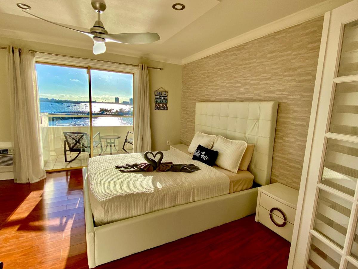 Deluxe Waterfront One Bedroom Apartment With Miami Skyline View, Free Parking 5 Mins Drive To Маямі-Біч Екстер'єр фото